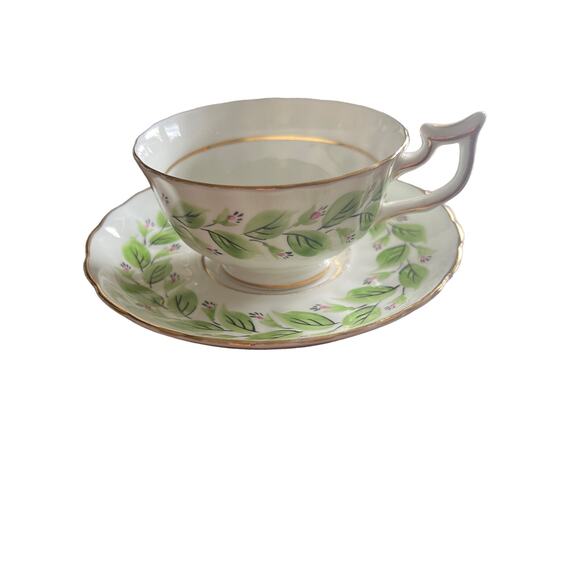 Vintage Royal Chelsea English Bone China Tea Cup and Saucer - Picture 1 of 8